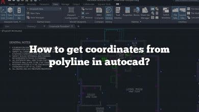 How to get coordinates from polyline in autocad?
