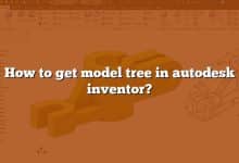 How to get model tree in autodesk inventor?