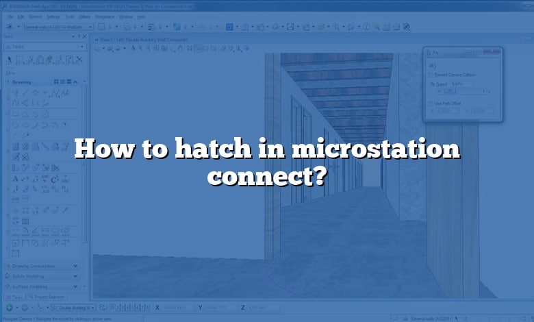 How to hatch in microstation connect?