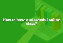 How to have a successful online class?