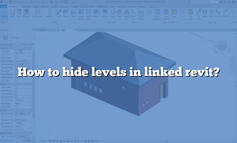How to hide levels in linked revit?
