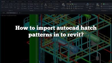 How to import autocad hatch patterns in to revit?