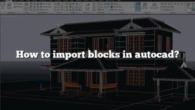 How to import blocks in autocad?