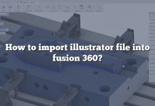 How to import illustrator file into fusion 360?