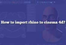 How to import rhino to cinema 4d?