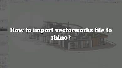 How to import vectorworks file to rhino?