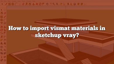 How to import vismat materials in sketchup vray?