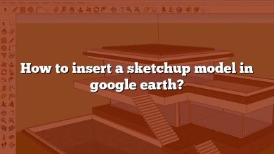 How to insert a sketchup model in google earth?