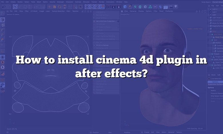How to install cinema 4d plugin in after effects?