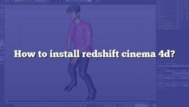 How to install redshift cinema 4d?