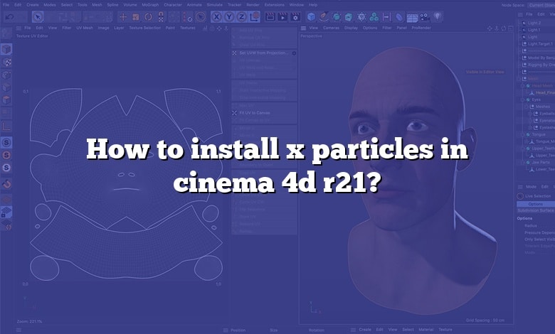 How to install x particles in cinema 4d r21?