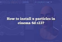 How to install x particles in cinema 4d r23?