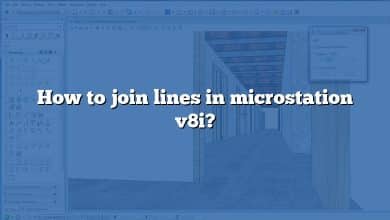 How to join lines in microstation v8i?