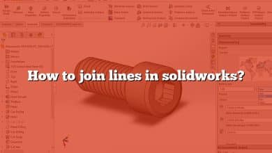 How to join lines in solidworks?