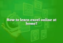 How to learn excel online at home?