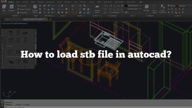 How to load stb file in autocad?