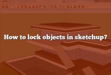 How to lock objects in sketchup?