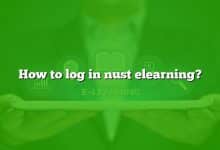 How to log in nust elearning?