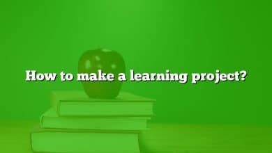 How to make a learning project?