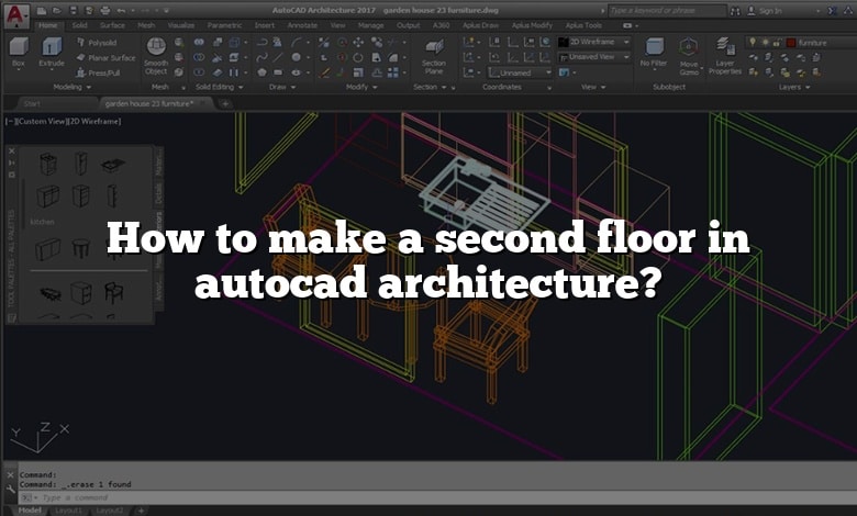 How to make a second floor in autocad architecture?