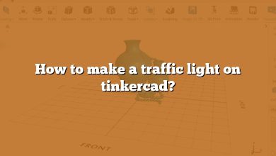 How to make a traffic light on tinkercad?