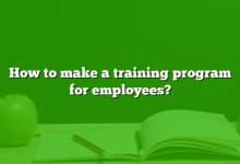 How to make a training program for employees?
