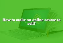 How to make an online course to sell?