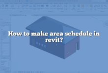 How to make area schedule in revit?