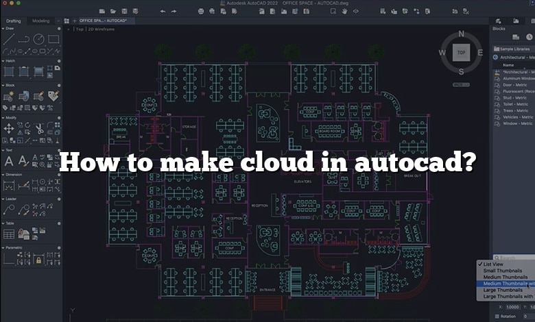 How to make cloud in autocad?