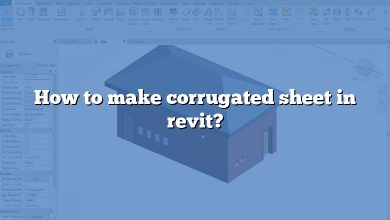 How to make corrugated sheet in revit?