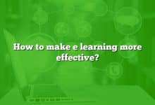 How to make e learning more effective?