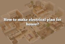 How to make electrical plan for house?