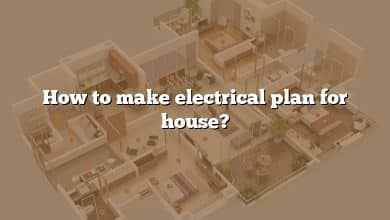 How to make electrical plan for house?