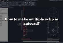 How to make multiple xclip in autocad?