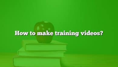 How to make training videos?
