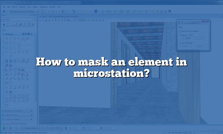 How to mask an element in microstation?