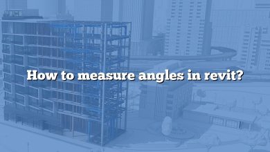 How to measure angles in revit?