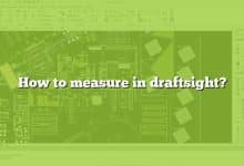 How to measure in draftsight?