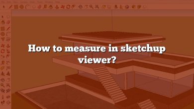 How to measure in sketchup viewer?