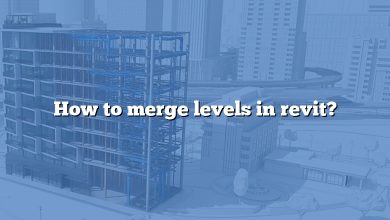 How to merge levels in revit?