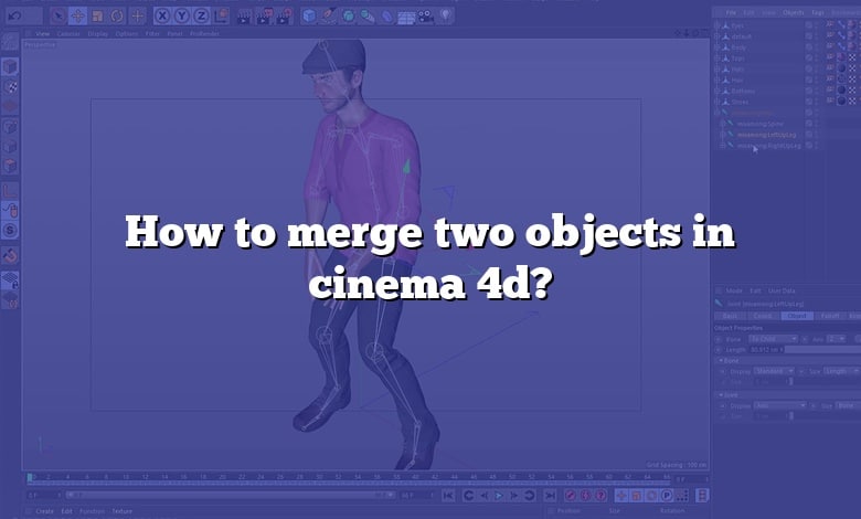 How to merge two objects in cinema 4d?