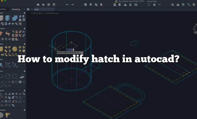 How to modify hatch in autocad?