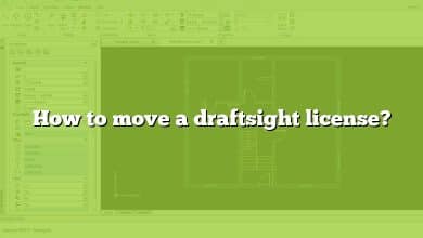 How to move a draftsight license?