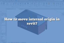 How to move internal origin in revit?