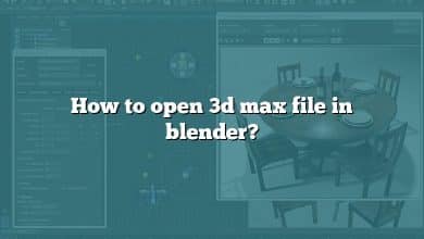How to open 3d max file in blender?