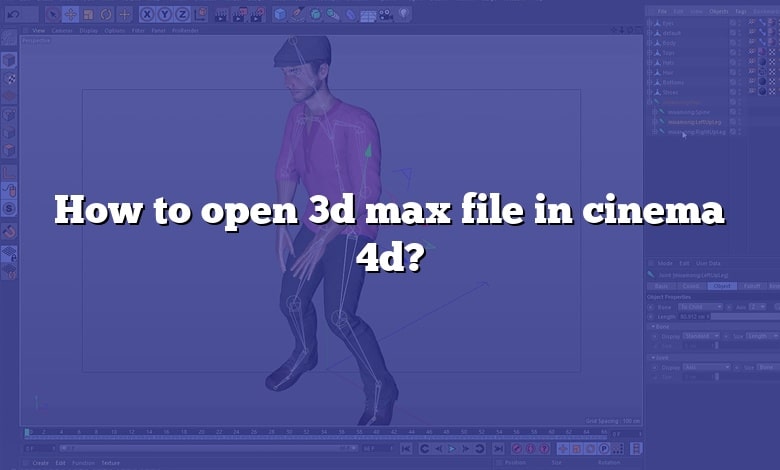 How to open 3d max file in cinema 4d?