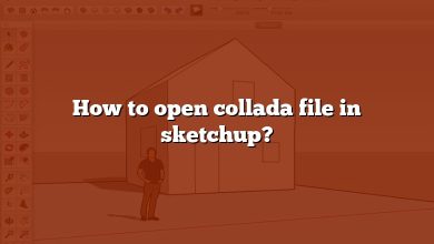 How to open collada file in sketchup?