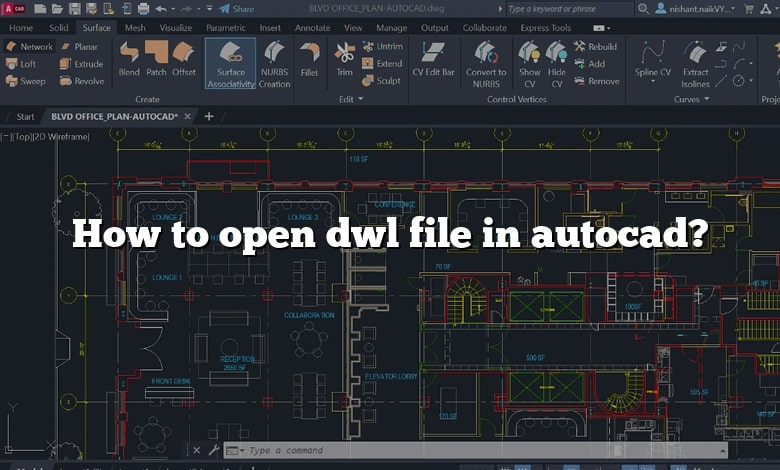 How to open dwl file in autocad?