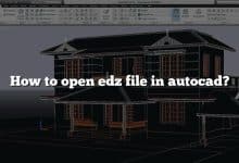 How to open edz file in autocad?