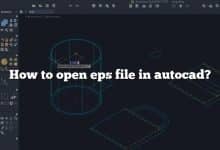 How to open eps file in autocad?